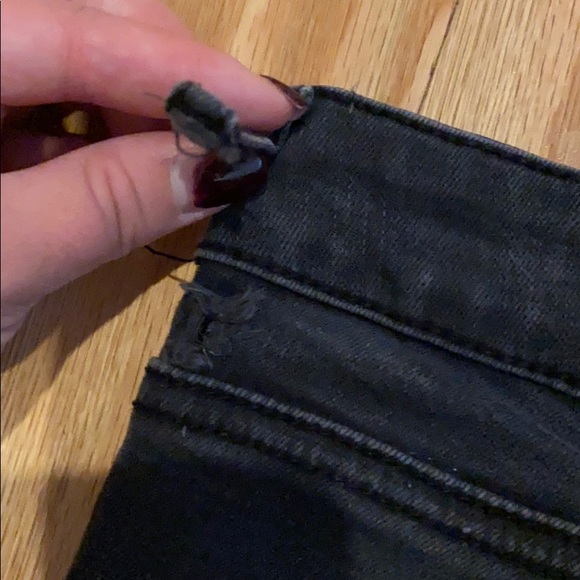 Forever 21 high rise distressed jeans in black - Picture 10 of 10